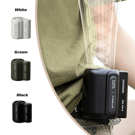 Beat the Heat While You Work – Hands-Free Waist Fan with Power Cooling